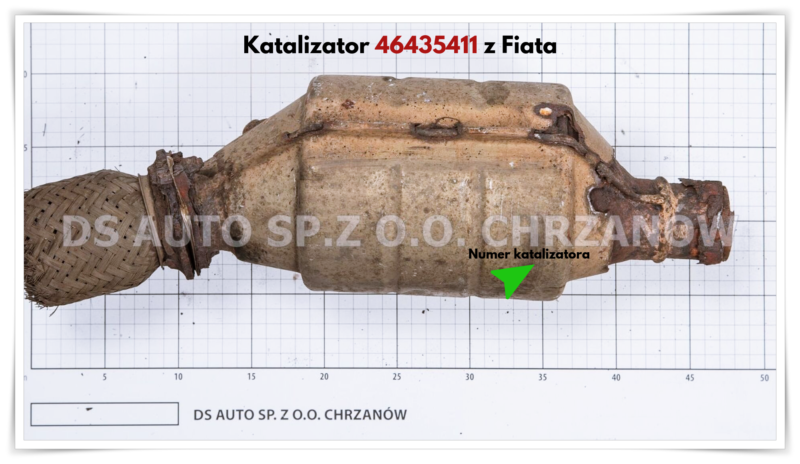 Katalizator 46435411 z Fiata Palio Katalizatory Chrzanów