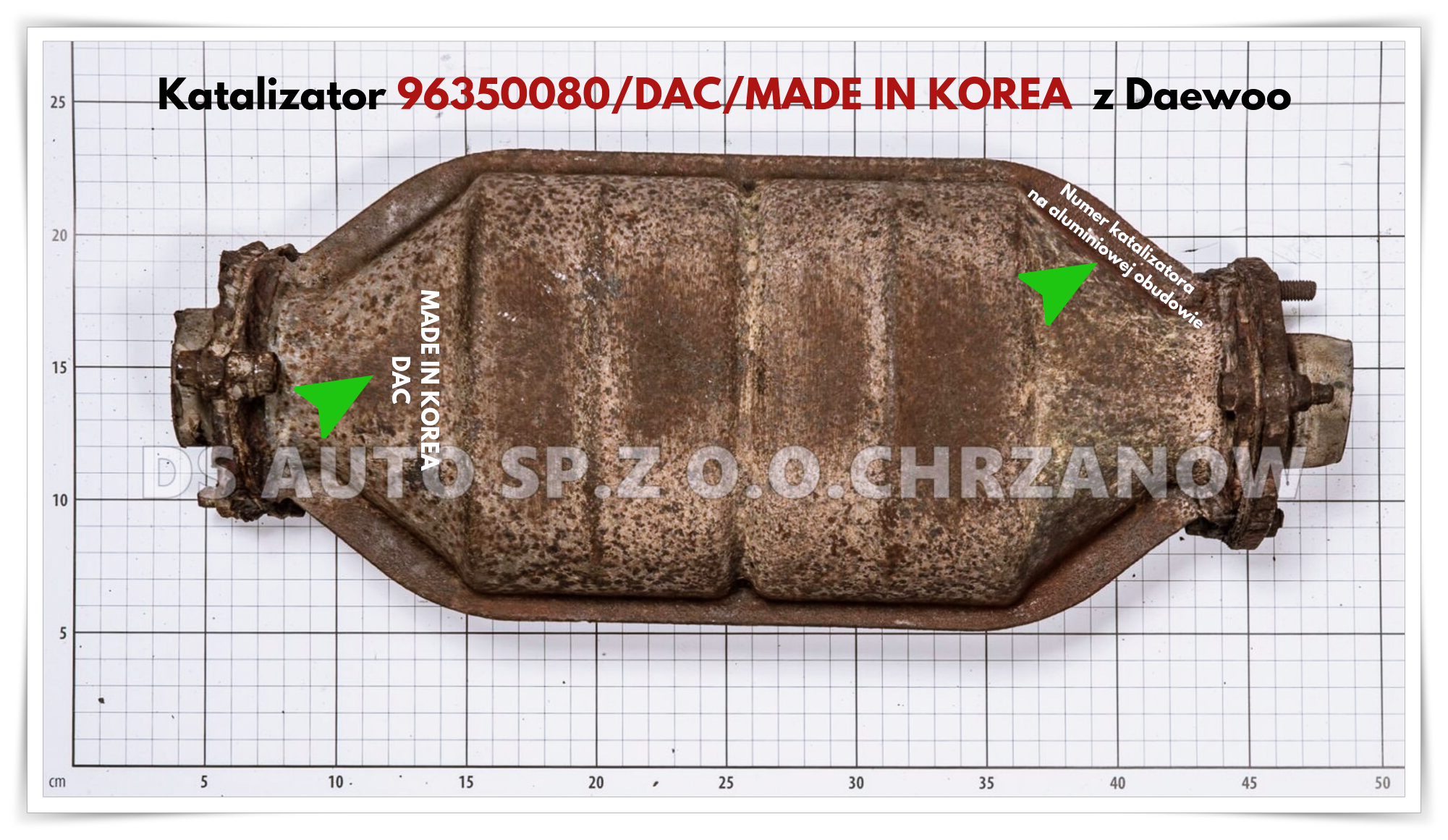 Katalizator 96350080/Dac/Made In Korea Z Daewoo Lanos I Nubira - Katalizatory Chrzanów